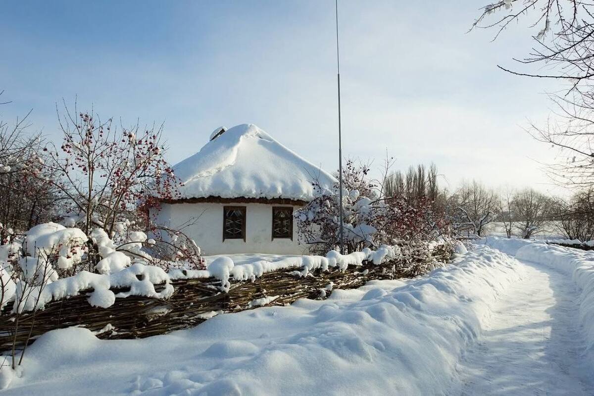 Зимовий краєвид Київщини